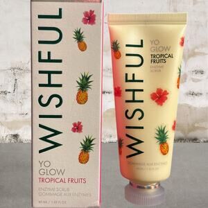 Huda Beauty Wishful Yo Glow Tropical Fruits Enzyme Scrub NIB